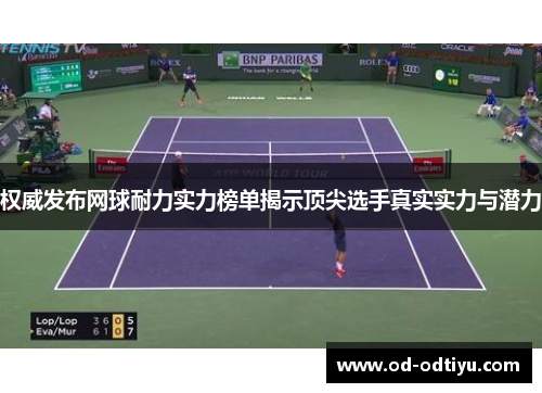 权威发布网球耐力实力榜单揭示顶尖选手真实实力与潜力
